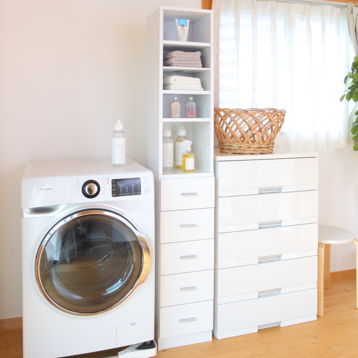 クロシオ スリムラック 幅30cm 収納ラック 棚 すき間収納 ストッカー