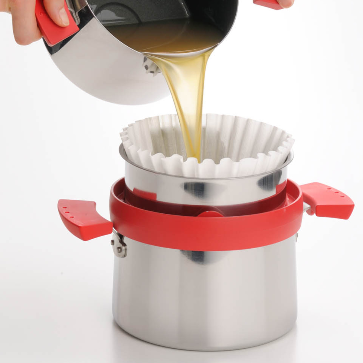 ★未使用品 IH対応 UCHICOOK ステンレス製 日本製 クイックフライヤー オークス（AUX） 両手天ぷら鍋 IH対応 UCHICOOK ステンレス製 日本製