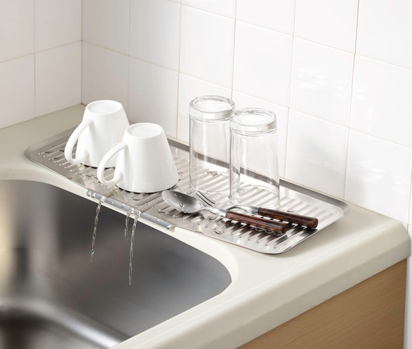 水切りトレー 水が切れるちょい置きトレー スリム leye レイエ 日本製