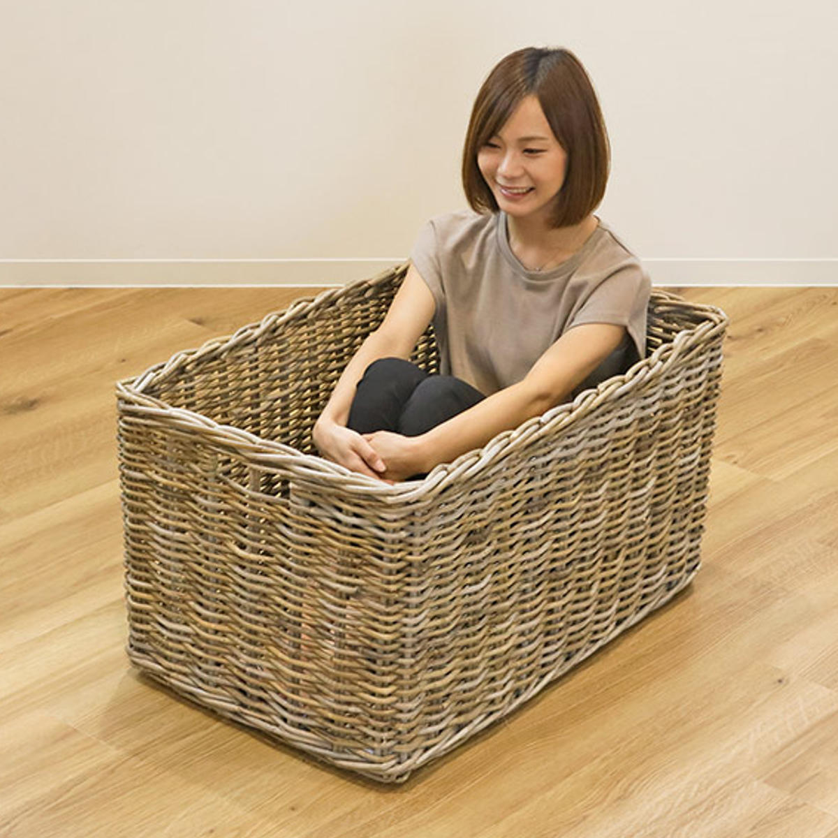 収納バスケット特大のおすすめ人気商品一覧 通販 - Yahoo!ショッピング