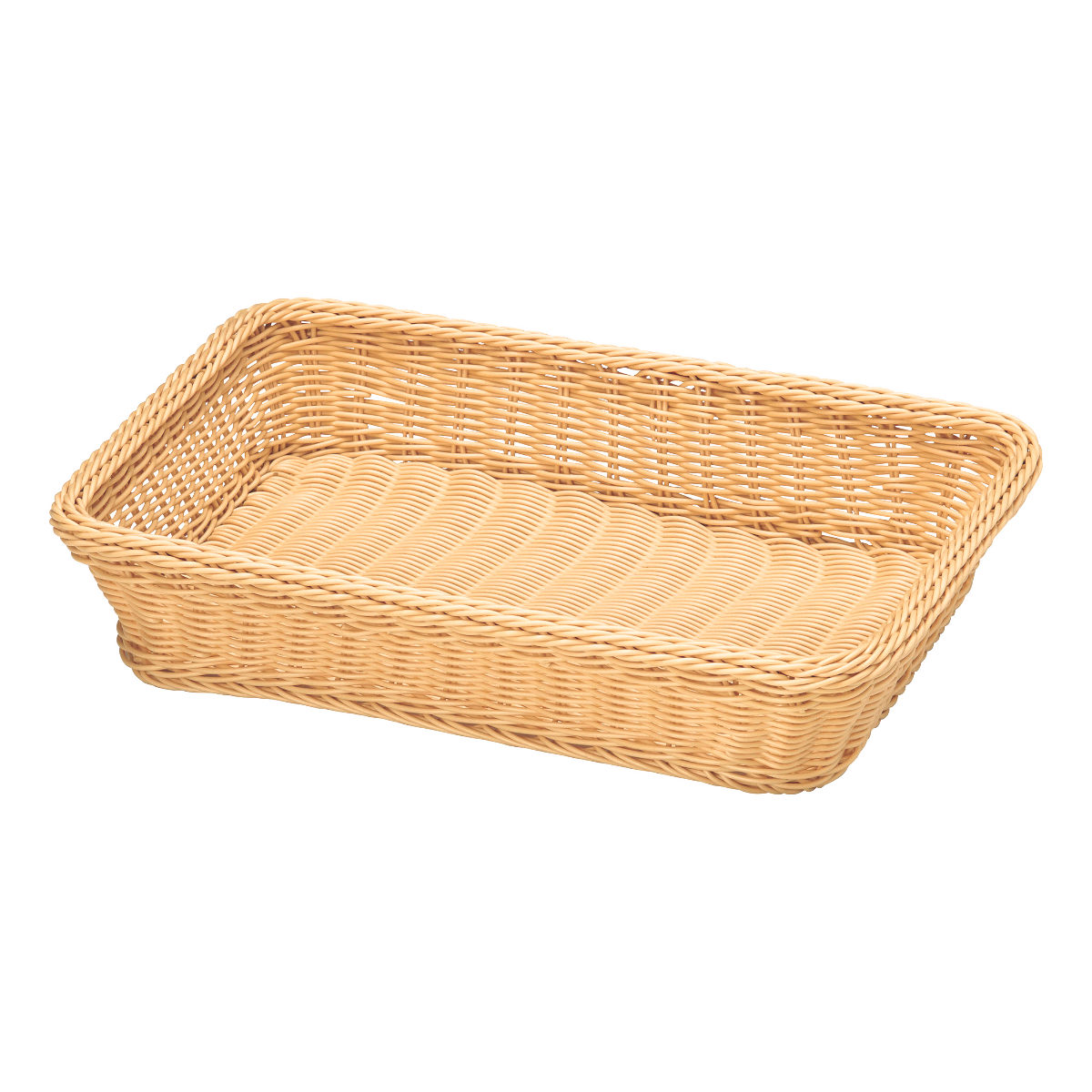 ちどり産業 バスケット 収納 PP 角型 約幅40×奥行30×高さ7cm