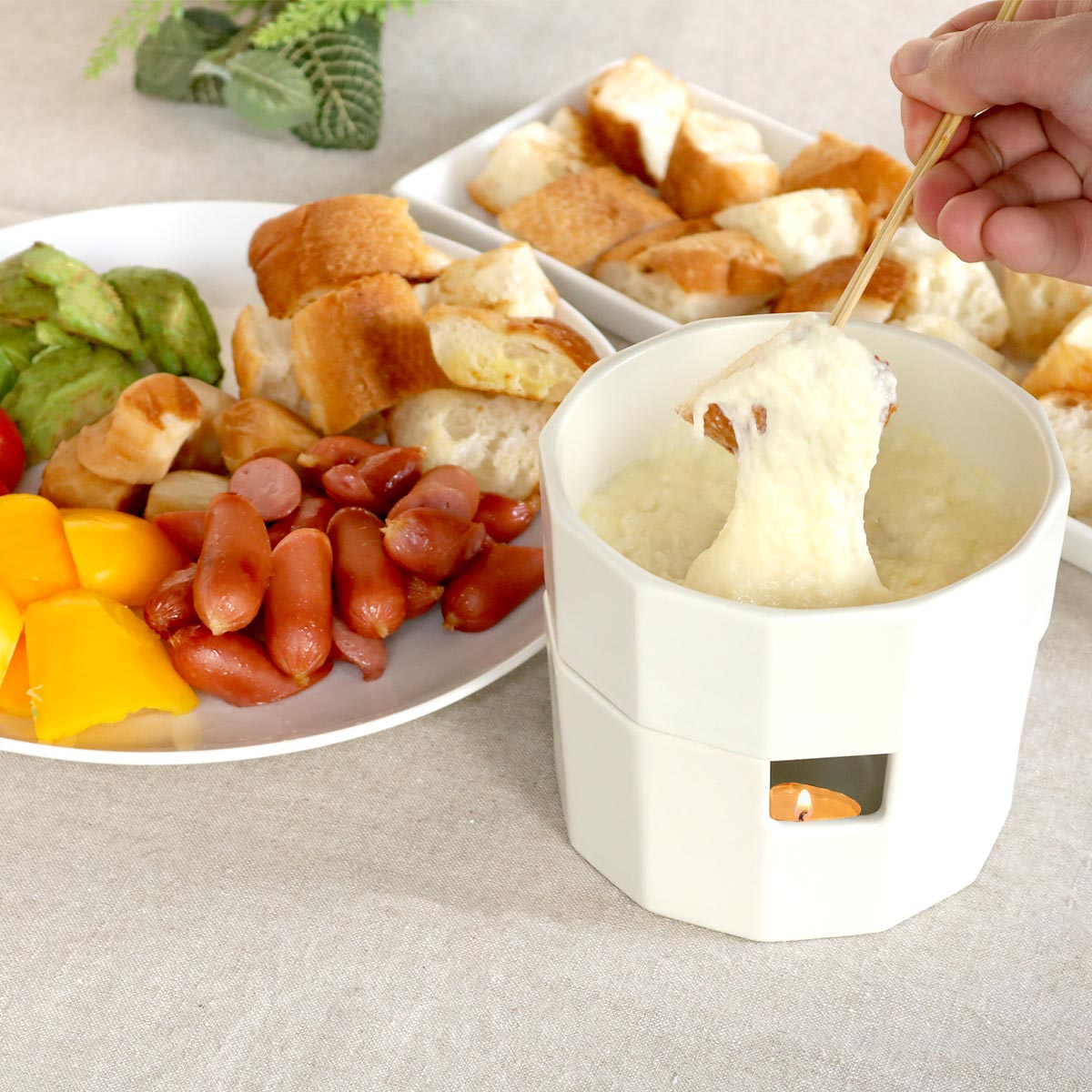 KINTO（キントー） チーズフォンデュ KAKOMI キャンドル付 （ 食洗機