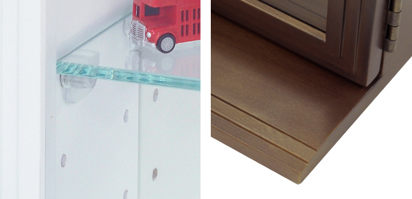 塩川光明堂 コレクションケース 幅56.2cm ガラスケース スカーラY