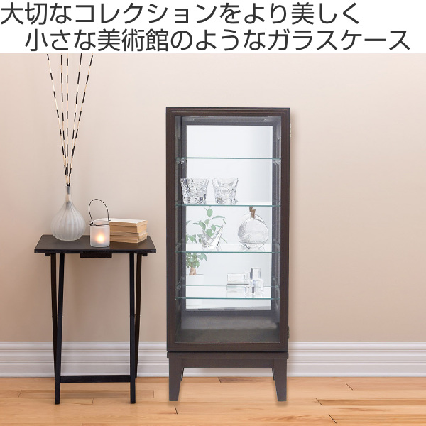 塩川光明堂 コレクションキャビネット 幅41cm ガラスケース スカーラ