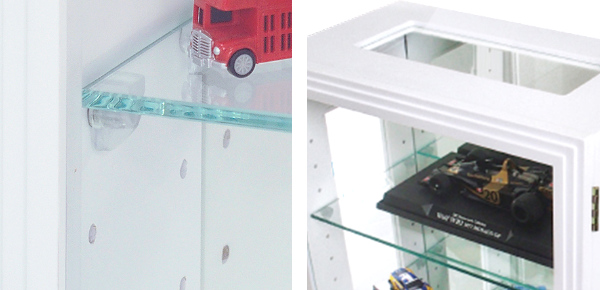 塩川光明堂 コレクションキャビネット 幅41cm ガラスケース スカーラ