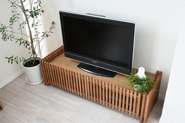 木製テレビ台　送料込　最終価格 テレビ台（テレビボード・木製・シンプル・オープン収納・幅