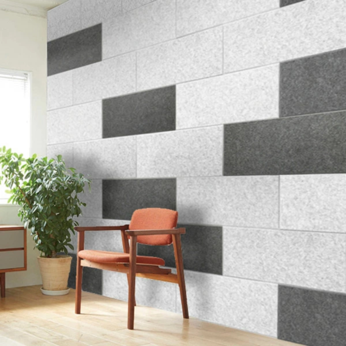 吸音材 吸音パネル フェルメノン 45度カット 60×30cm 30枚セット 吸音