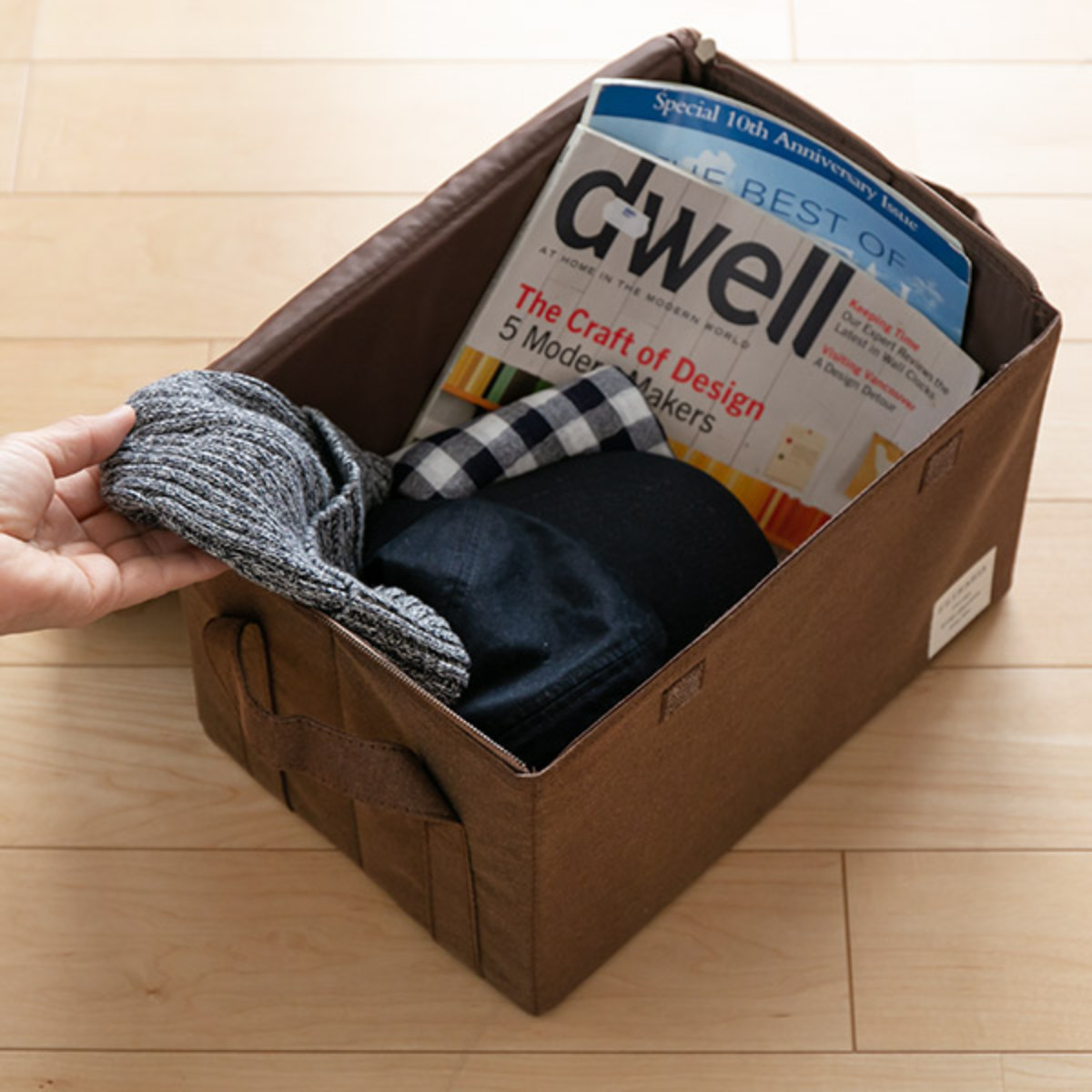 東洋ケース（TOYOCASE） 収納ボックス ストレリアナチュレ M 幅33×奥行