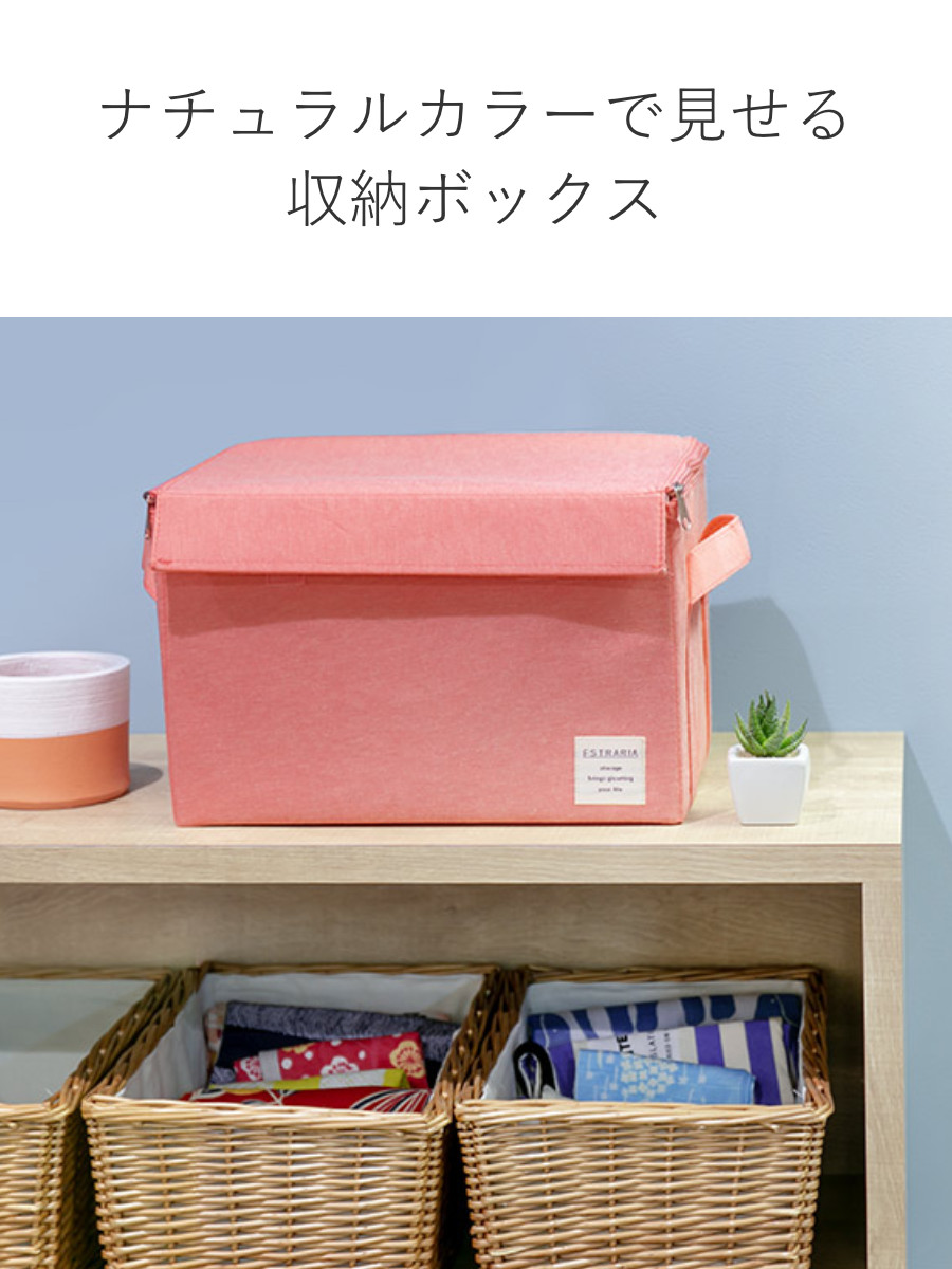 東洋ケース（TOYOCASE） 収納ボックス ストレリアナチュレ M 幅33×奥行