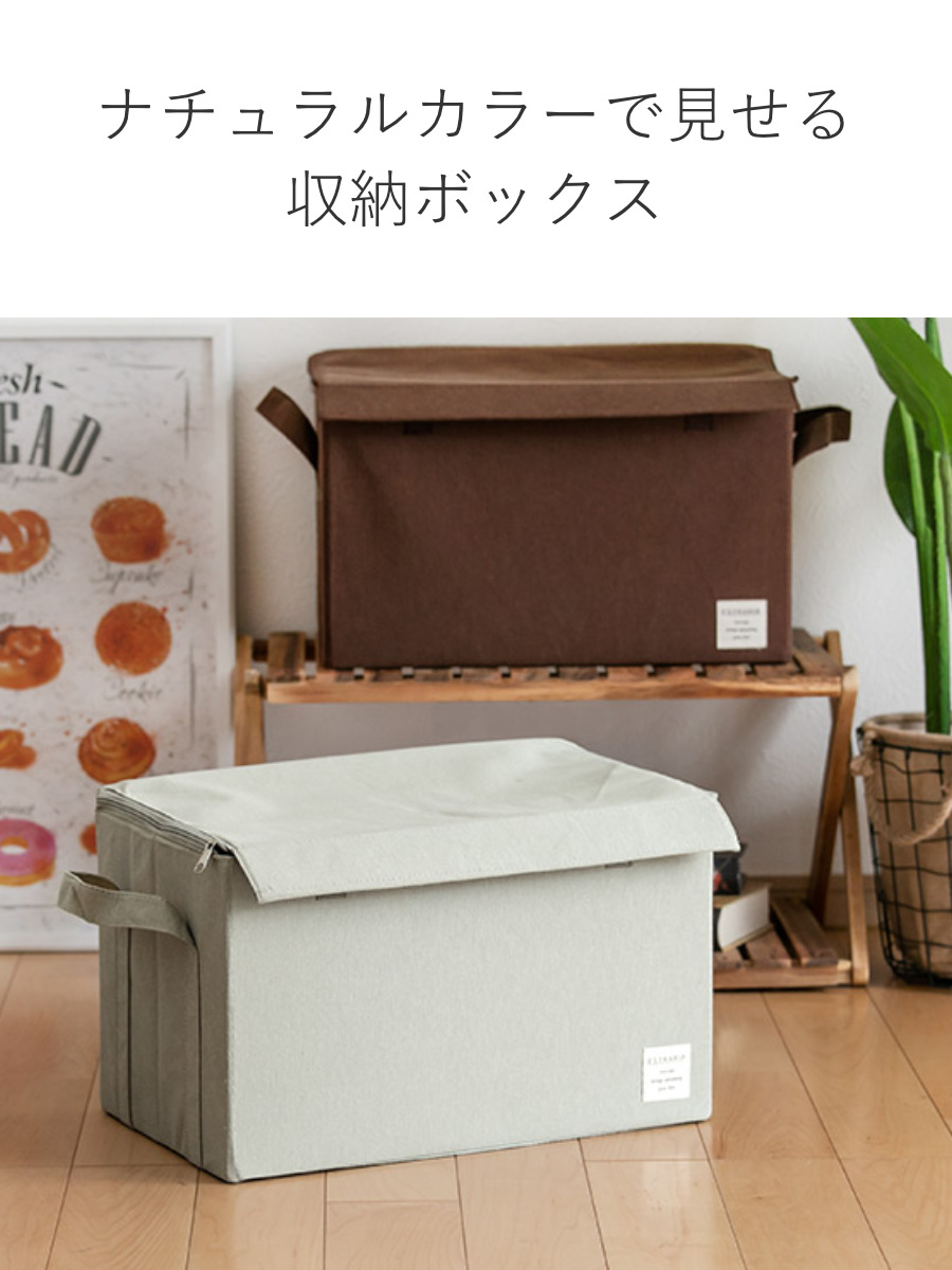 東洋ケース（TOYOCASE） 収納ボックス ストレリアナチュレ L 幅43×奥行