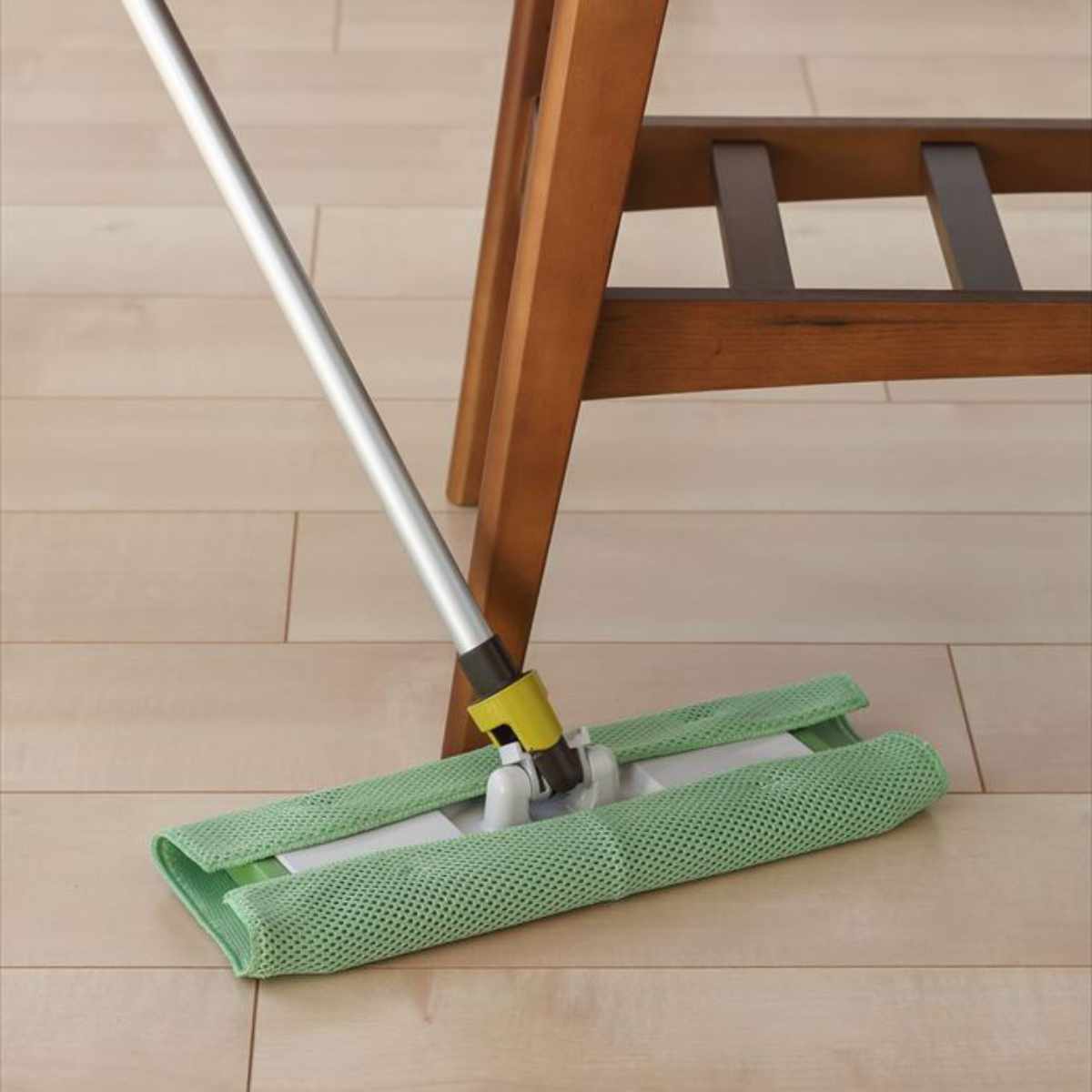 山崎産業 フローリングワイパー フロアラボ 伸縮柄 抗菌加工 （ 山崎