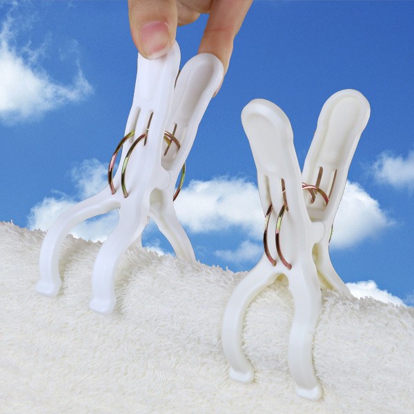 洗濯バサミ ビッグ竿ピンチWバネ N-style 8個入 （ 洗濯 大 洗濯ピンチ