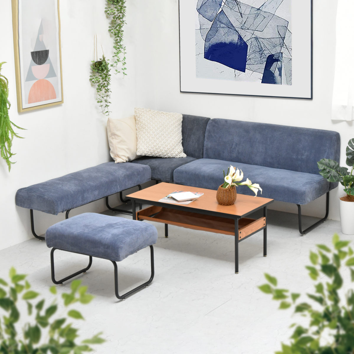 ソファカバー 2人掛け コーデュロイ （ カバー ソファ 替えカバー