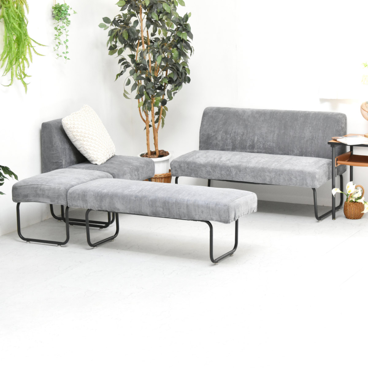 ソファカバー 2人掛け コーデュロイ （ カバー ソファ 替えカバー