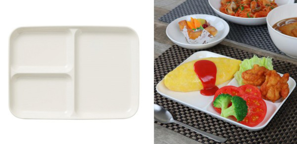 宮本産業 プレート レクタングル 27cm クリーンコート ホワイト