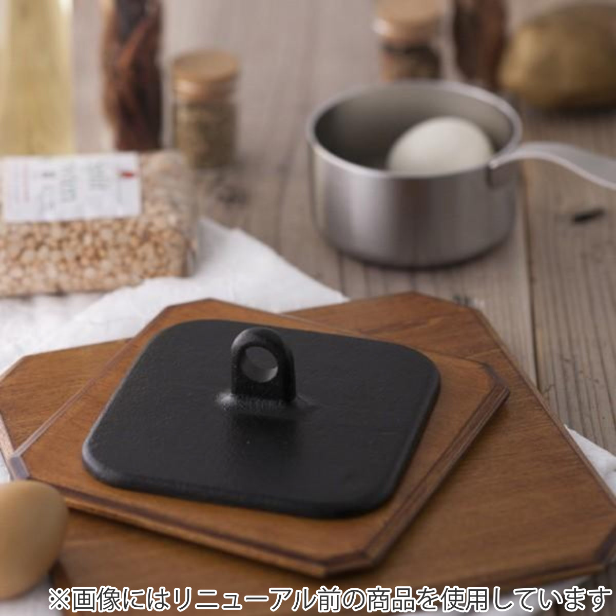 ★値下げしました　中古　ハンドプレス　厨房　調理用　ミート　スライス　難あり　中国製 Amazon｜重し ミートプレス 鋳物 丸型鉄板ハンドプレス ハンバーガー