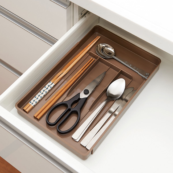 カトラリートレー 伸縮カトラリートレー L 32〜52cm Soroelusmart