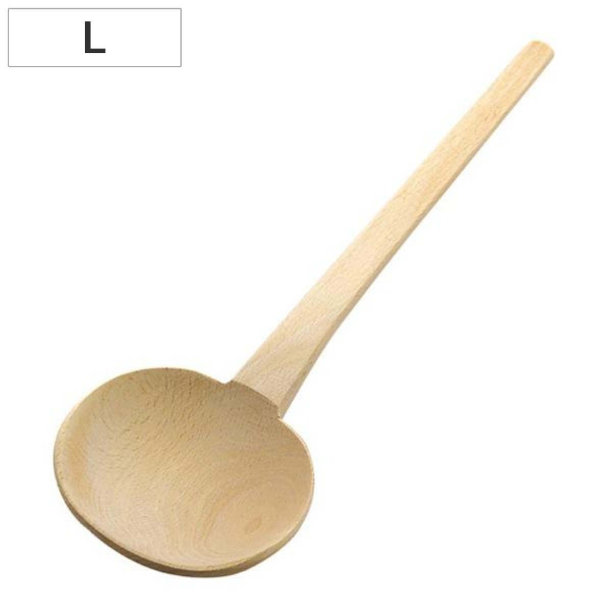 おたま 並玉杓子 大 天然木 日本製 （ お玉 しゃくし 木製杓子 ） : お