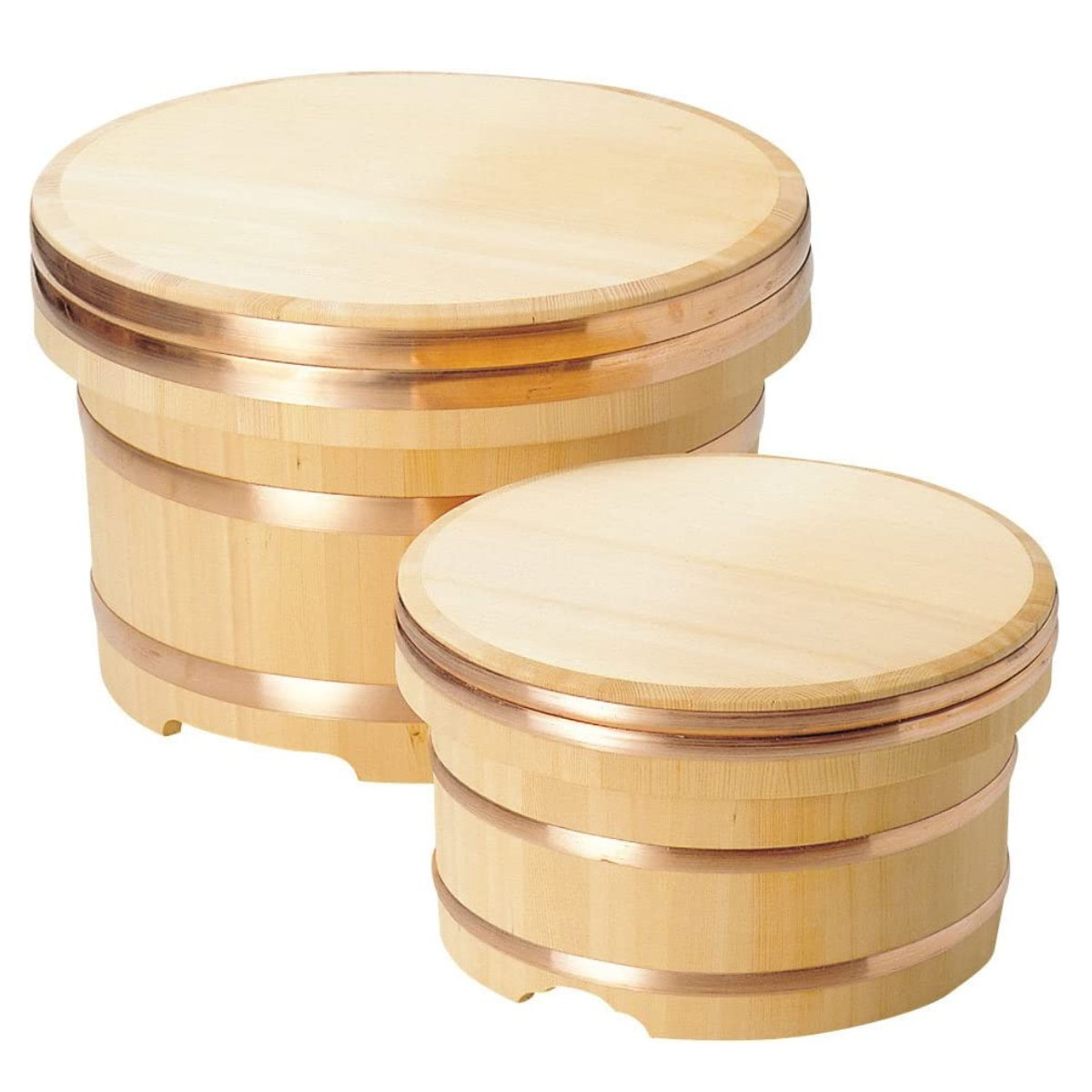 おひつ 木製 5合 天然木 日本製 （ 木製おひつ めしびつ お櫃 江戸