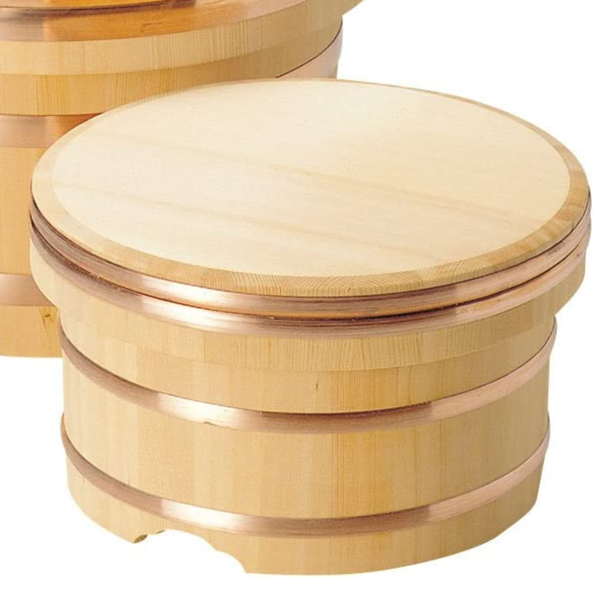 kirisai 木製おひつ 小 3個セット おひつ 木製 5合 天然木 日本製 （ 木製