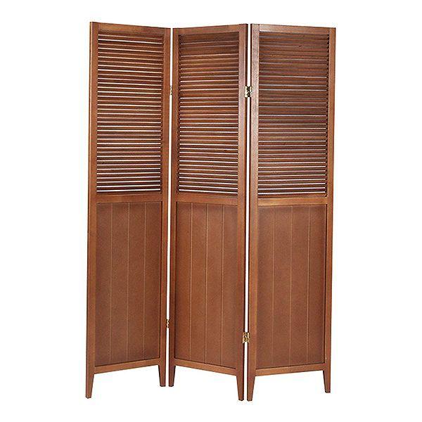 東谷 スクリーン パーテーション 3連 衝立 天然木 ナチュラル