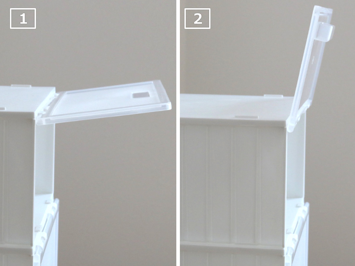 不動技研（FUDOGIKEN） 靴箱 シューズボックス i-Zucc 2個セット （ 靴