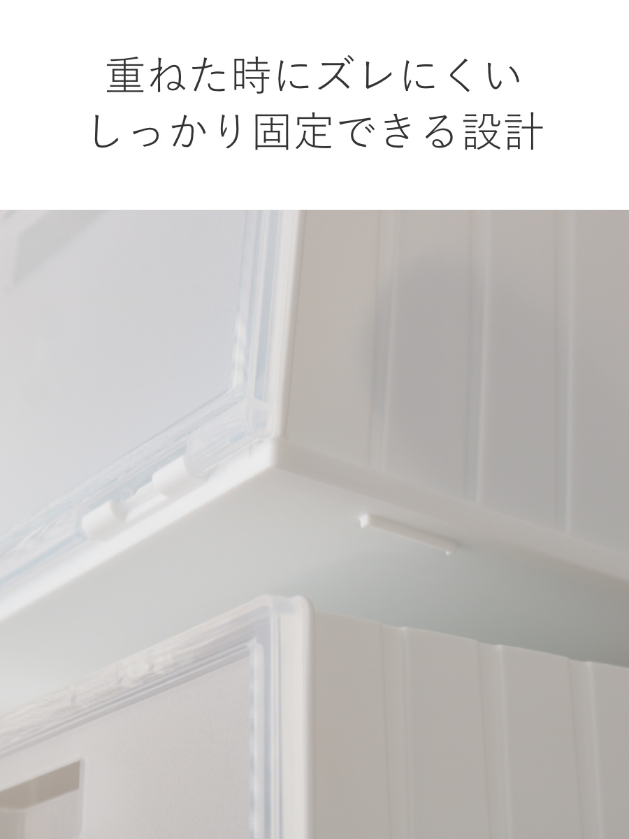 不動技研（FUDOGIKEN） 靴箱 シューズボックス i-Zucc 2個セット （ 靴