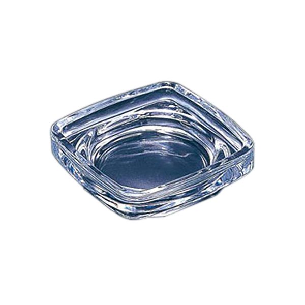 灰皿 卓上 ガラス製 角型 室内 シンプル 吸い殻入れ （ 卓上灰皿