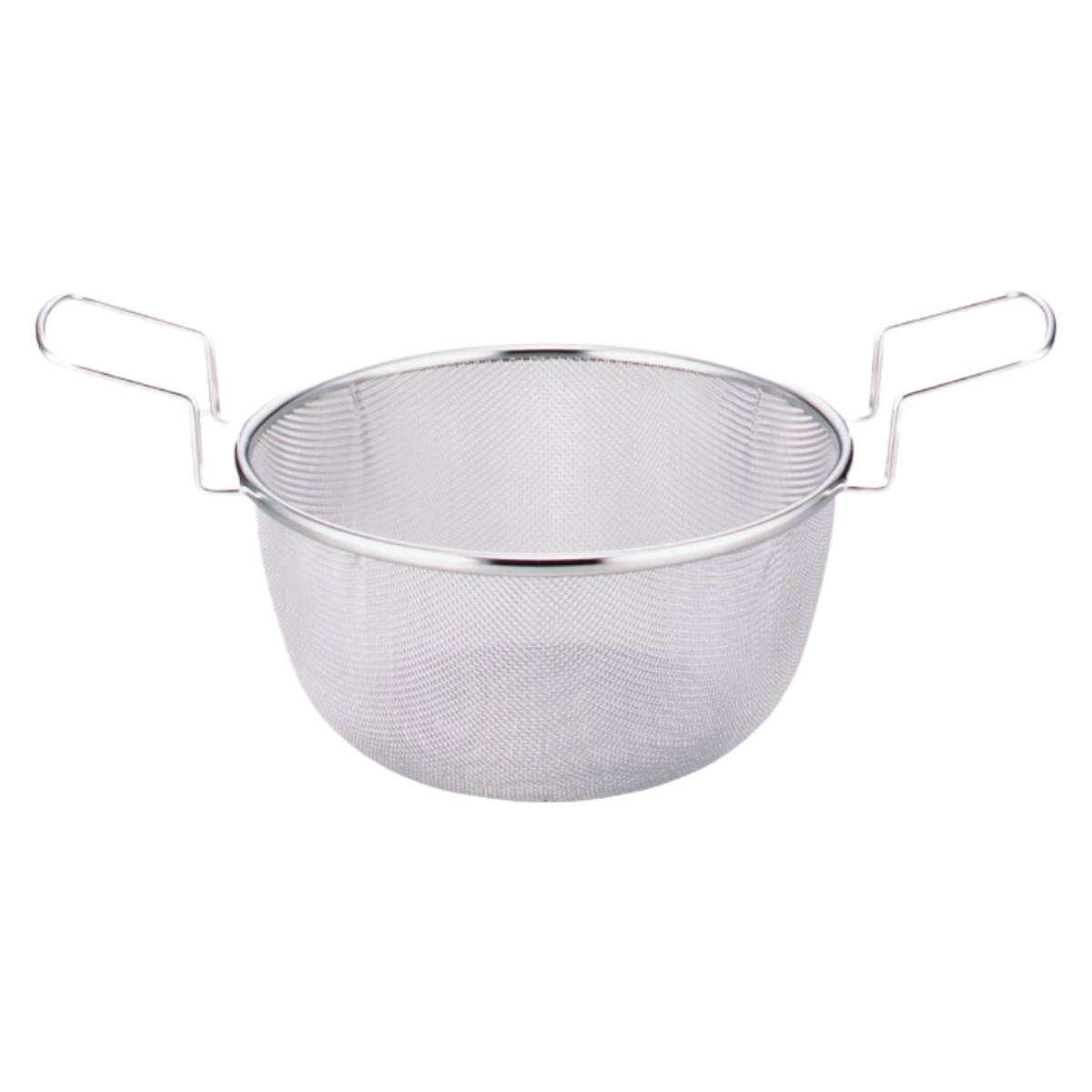 下村企販 両手鍋3点セット 22cm IH対応 蓋付き ザル付き ゆで名人