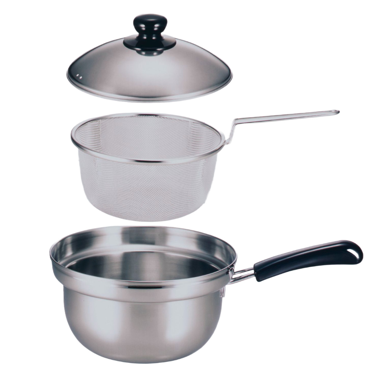 クリステルお鍋三点セット　蒸し器　ザル付き 道具と食のコラム | 9月1日からクリステルの新セット登場道具と食のコラム