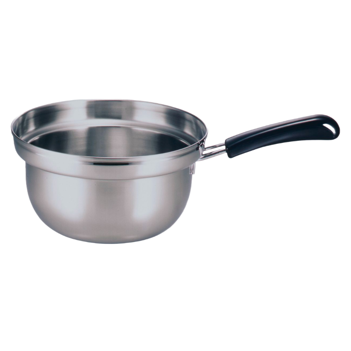 下村企販 片手鍋3点セット 20cm IH対応 蓋付き ザル付き ゆで名人