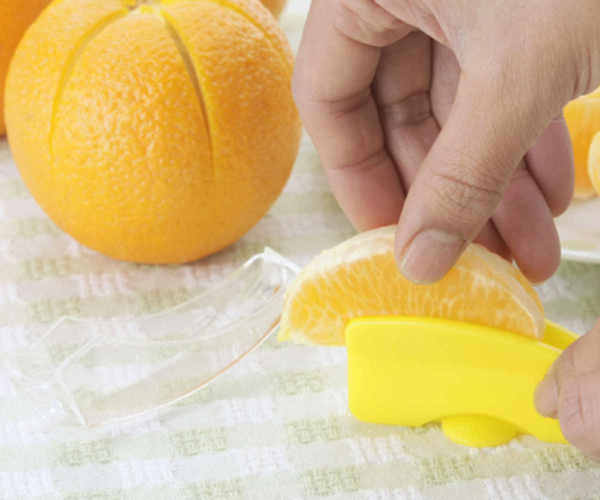 下村企販 皮むき器 ラクラク皮むき 2個組 日本製 （ 皮剥き器 みかんの