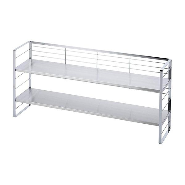 下村企販 キッチンラック ステンレス棚の出窓シェルフ 幅88cm 日本製