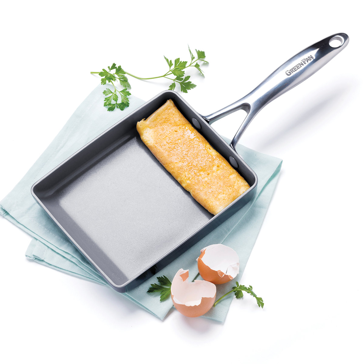 GREEN PAN（グリーンパン） 卵焼き器 14×18cm IH対応 ヴェニスプロ