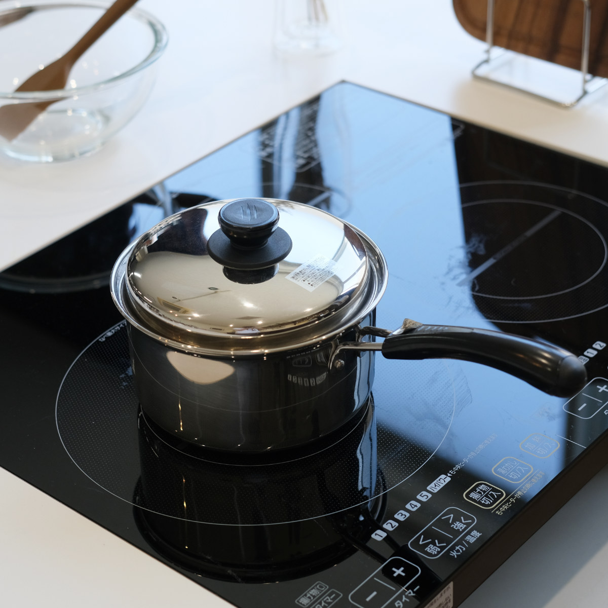 パール金属 片手鍋 ノヴェル ステンレス 16cm IH対応 （ ガス火 IH ih