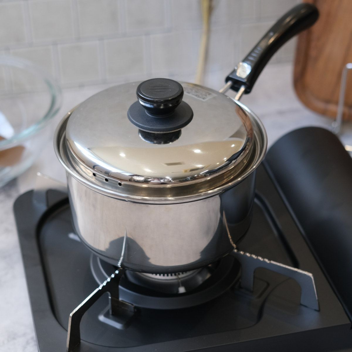 パール金属 片手鍋 ノヴェル ステンレス 16cm IH対応 （ ガス火 IH ih