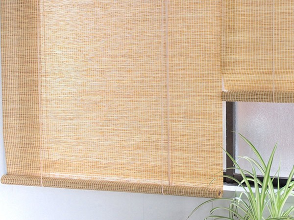 ロールスクリーン すだれ調 紙スクリーン 88×180cm （ すだれ 目隠し
