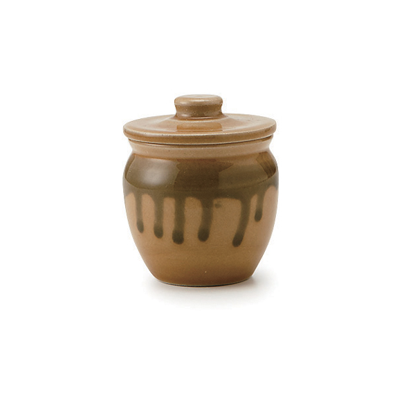 漬物容器 120ml ミニカメ 1号 陶器製 日本製 （ 陶器 漬物樽 つけもの