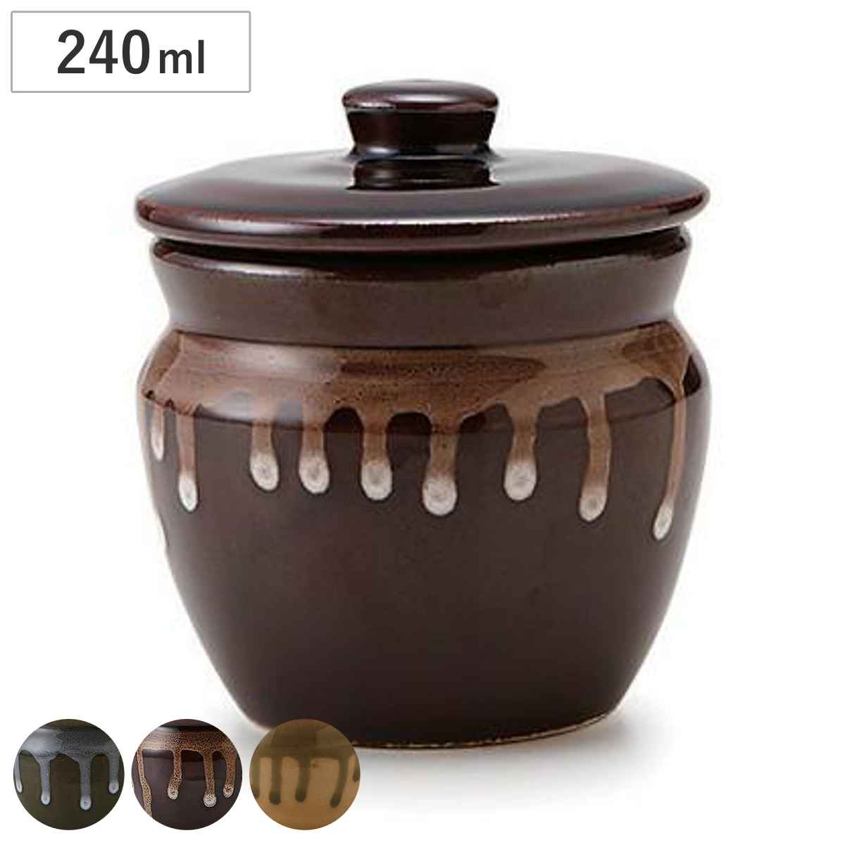 810010 【新品希少　重し付き】かめ　陶製容器　漬物入れ　味噌壺　20㎝寸胴 810010 【新品希少 重し付き】かめ 陶製容器 漬物入れ 味噌壺 20