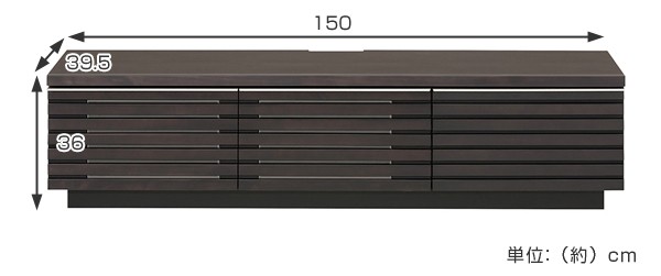 MKマエダ家具 テレビ台 ローボード 天然木 ルーバーデザイン JIG-NUOVO