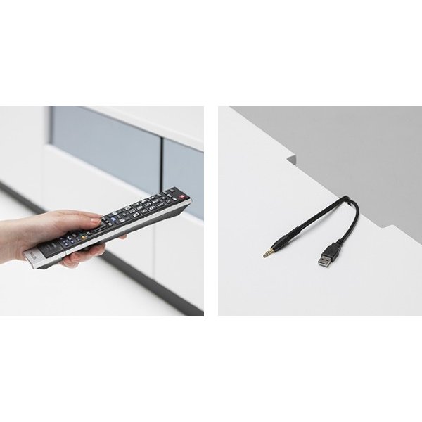 MKマエダ家具 テレビ台 ローボード 光沢仕上げ RADUNI-NUOVO ホワイト