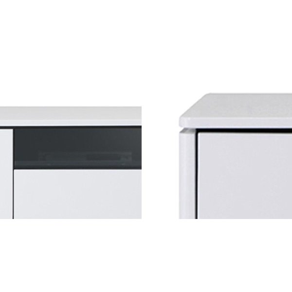 MKマエダ家具 テレビ台 ローボード 光沢仕上げ RADUNI-NUOVO ホワイト