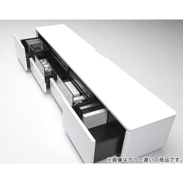 MKマエダ家具 テレビ台 ローボード 光沢仕上げ RADUNI-NUOVO ブラック