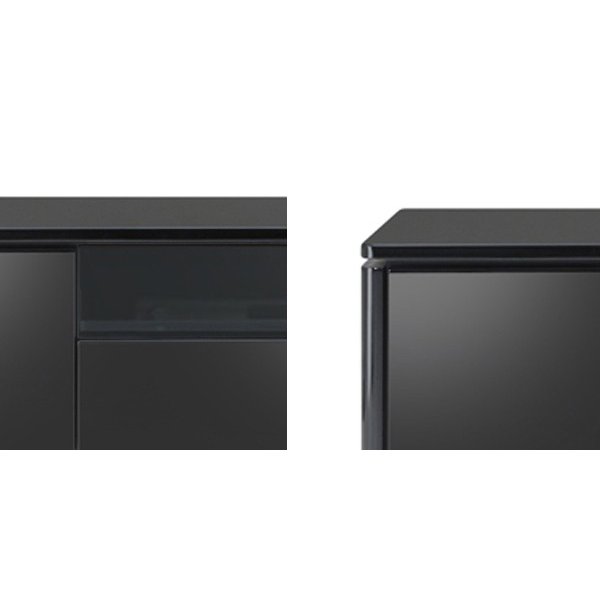 MKマエダ RADUNI-NUOVO テレビボード 幅200cm ブラック MKマエダ家具 テレビ台 ローボード 光沢仕上げ RADUNI-NUOVO ブラック