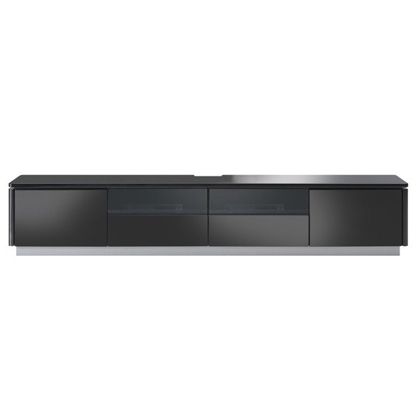 MKマエダ家具 テレビ台 ローボード 光沢仕上げ RADUNI-NUOVO ブラック