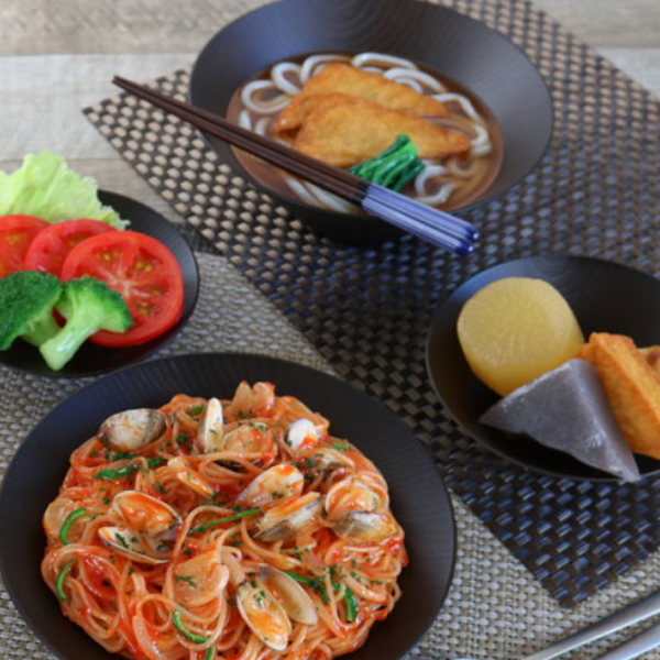 プレート 21.5cm ログ スタックプレート プラスチック 3枚セット （ 食