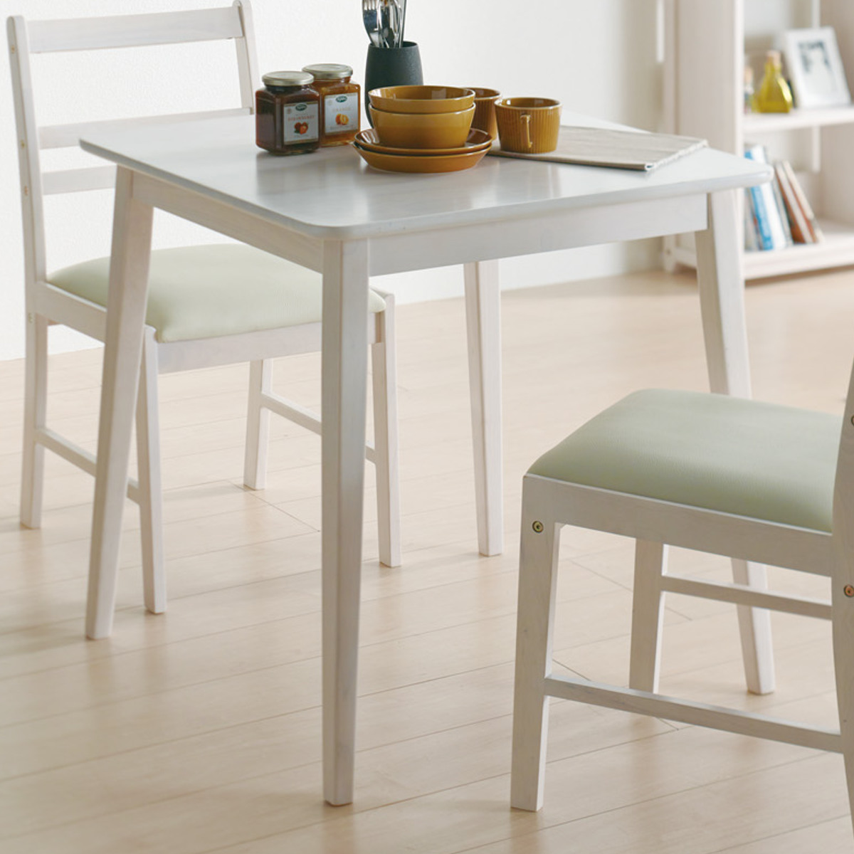 弘益 ダイニングテーブル 食卓 カントリー調 MIGNON 幅70cm 角型