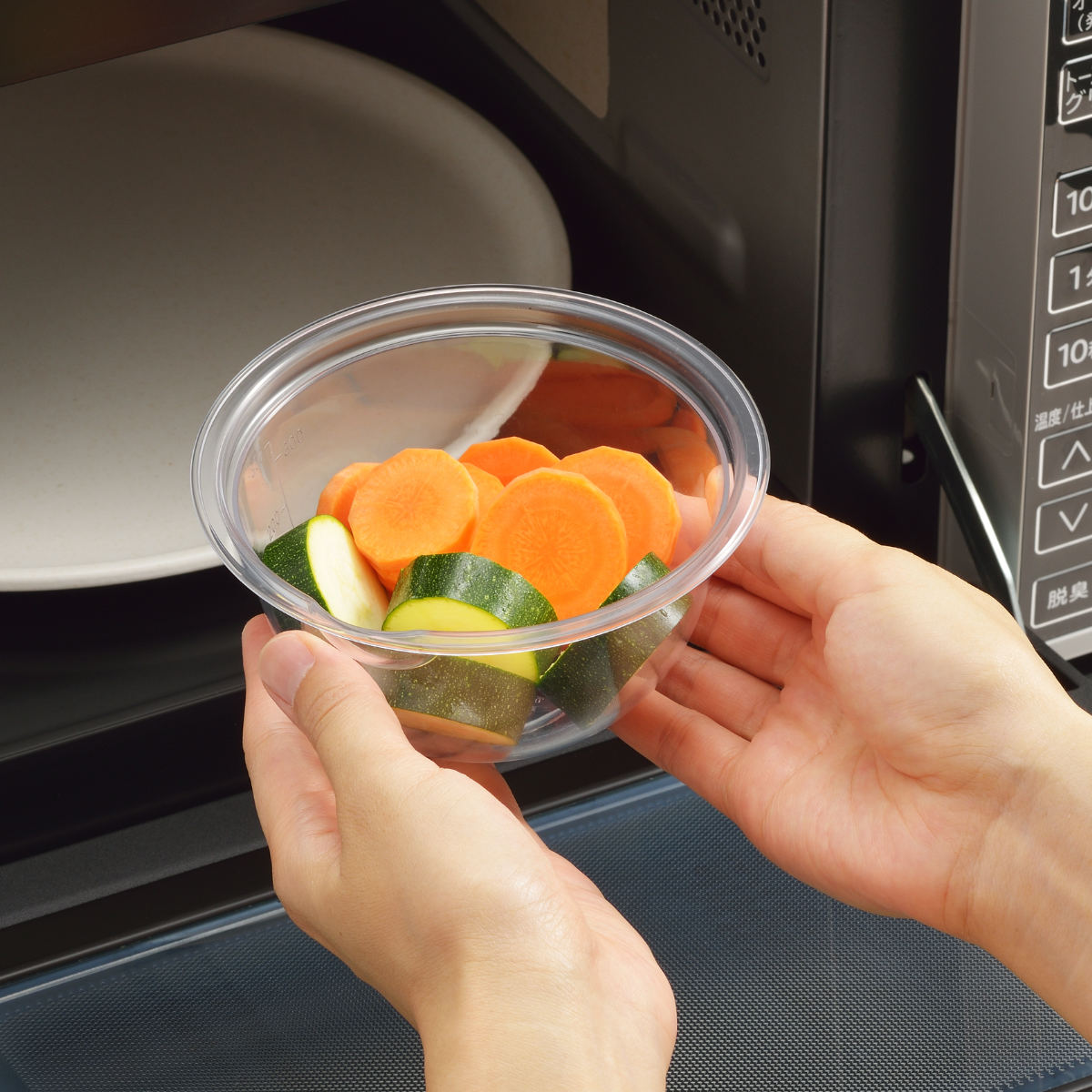 ヨシカワ ボウル 13cm プラスチック製 電子レンジ対応 料理のいろは