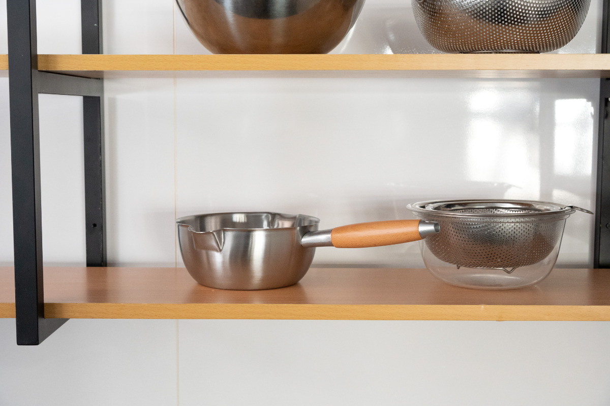 aikata 雪平鍋 18cm IH対応 アイカタ 両口 ステンレス製 日本製 片手鍋