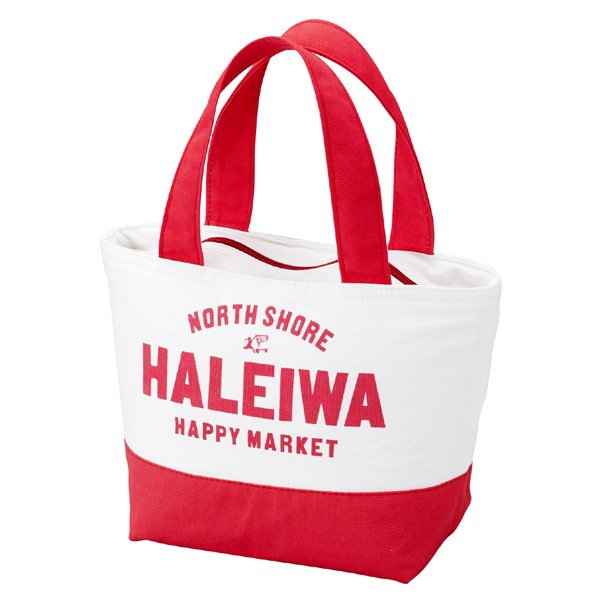 □在庫限り・入荷なし□ ランチバッグ 保冷 HALEIWA ロゴ レッド